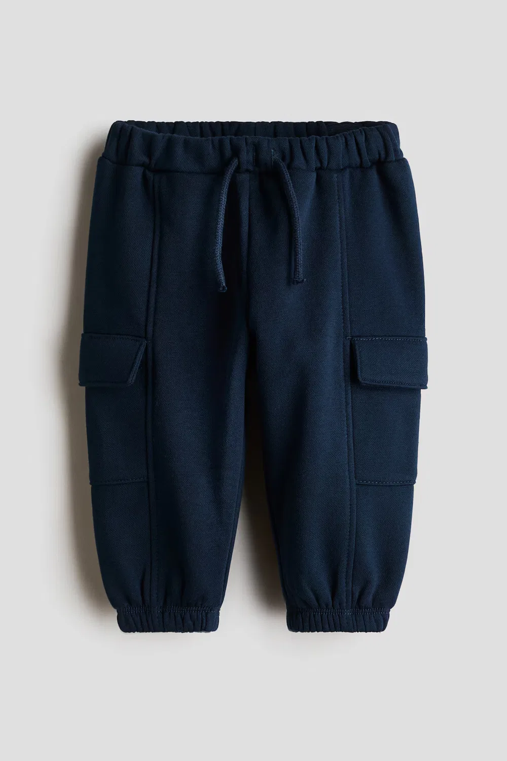 Брюки-Джоггеры в стиле карго, изготовленные из ткани для толстовок H&M, Marineblau