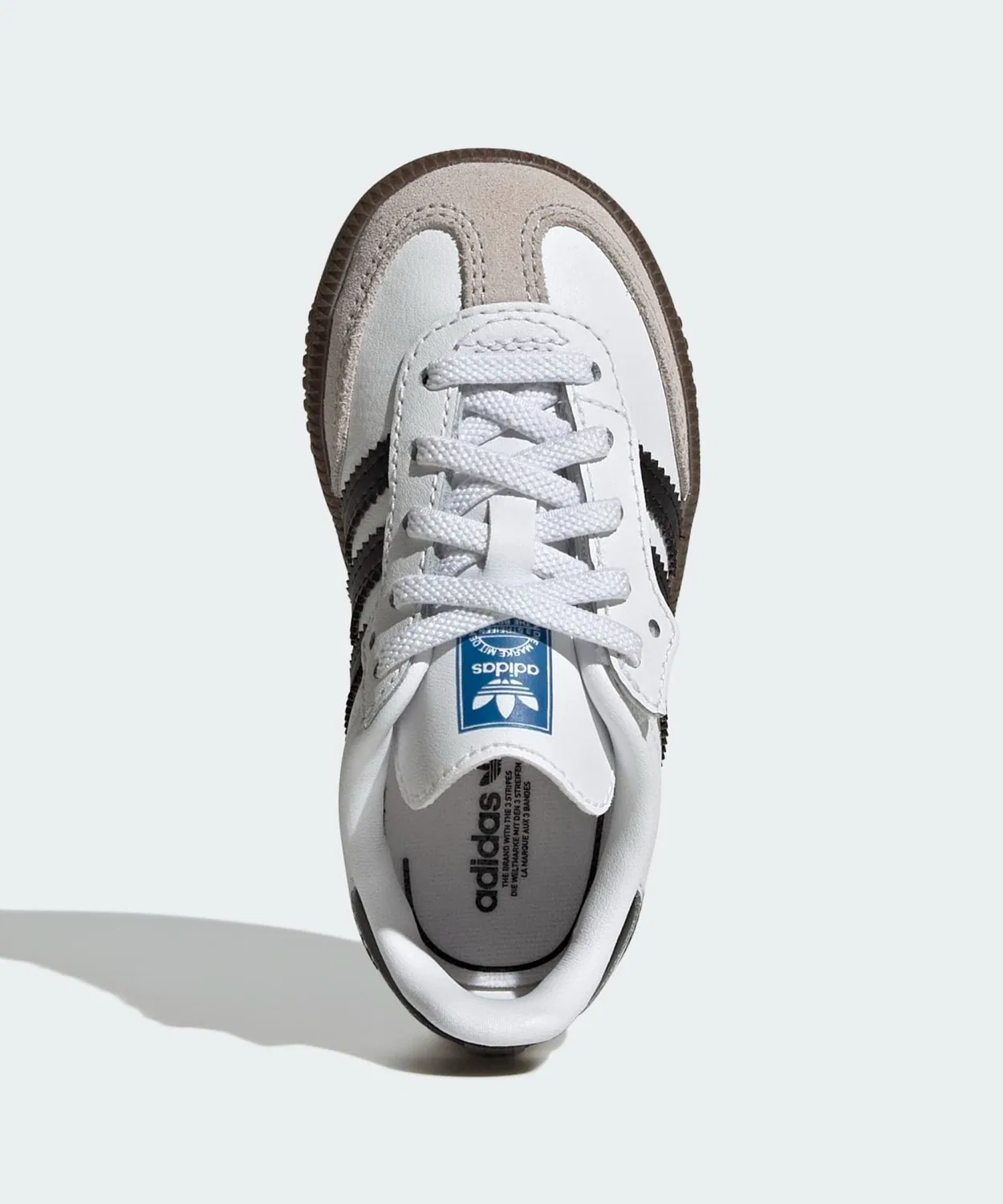 Детские кроссовки с эластичными шнурками Samba OG Comfort Closure Adidas, Белый — фото 3