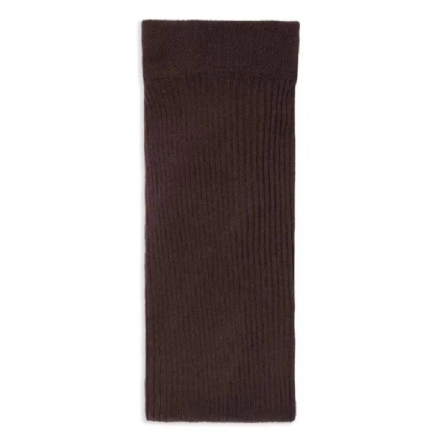 Колготки с тонкой резинкой из шерстяной смеси Burberry, Dark Chocolate — фото 2