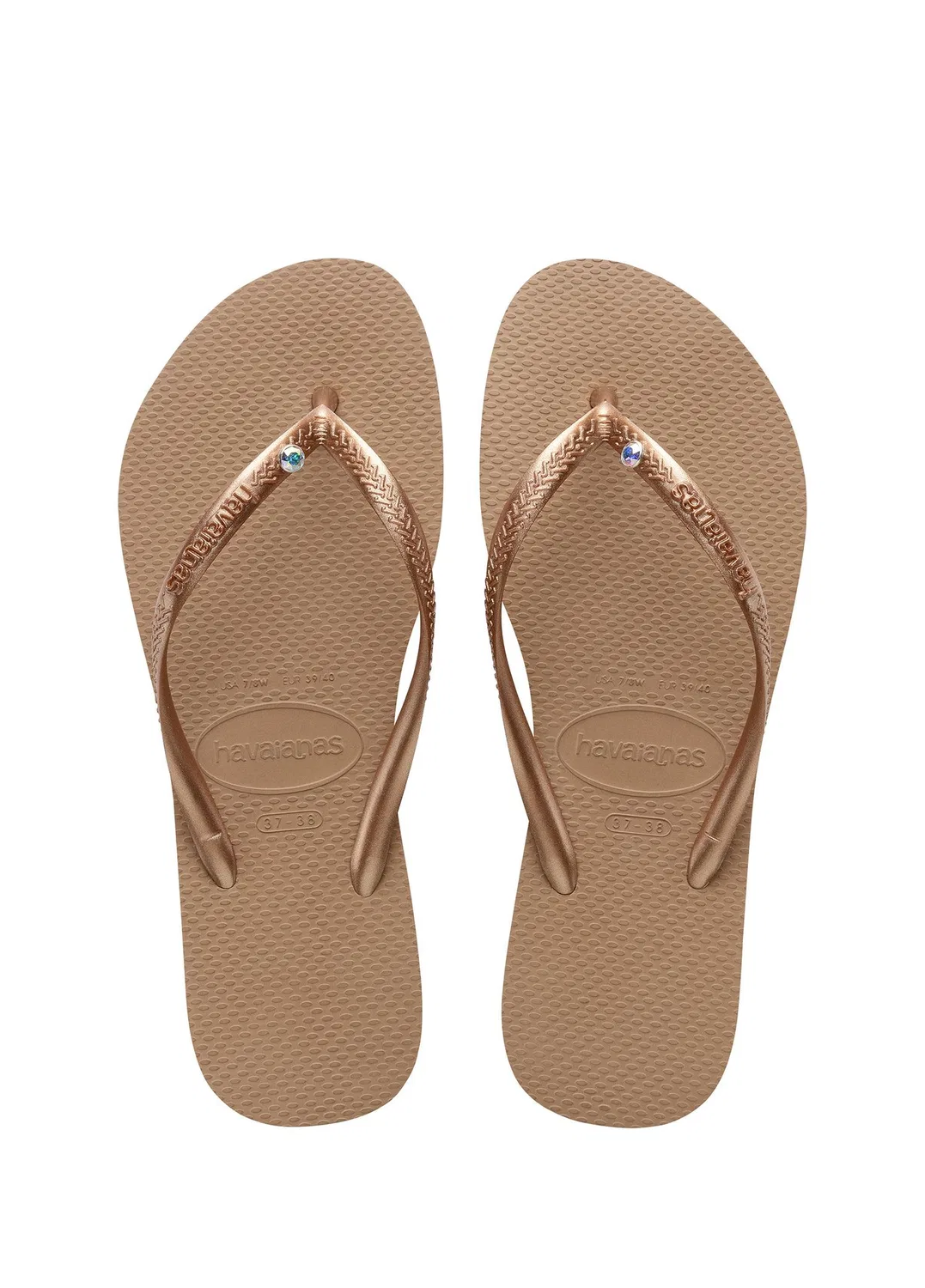 Шлепанцы Havaianas Slim Crystal, розовый