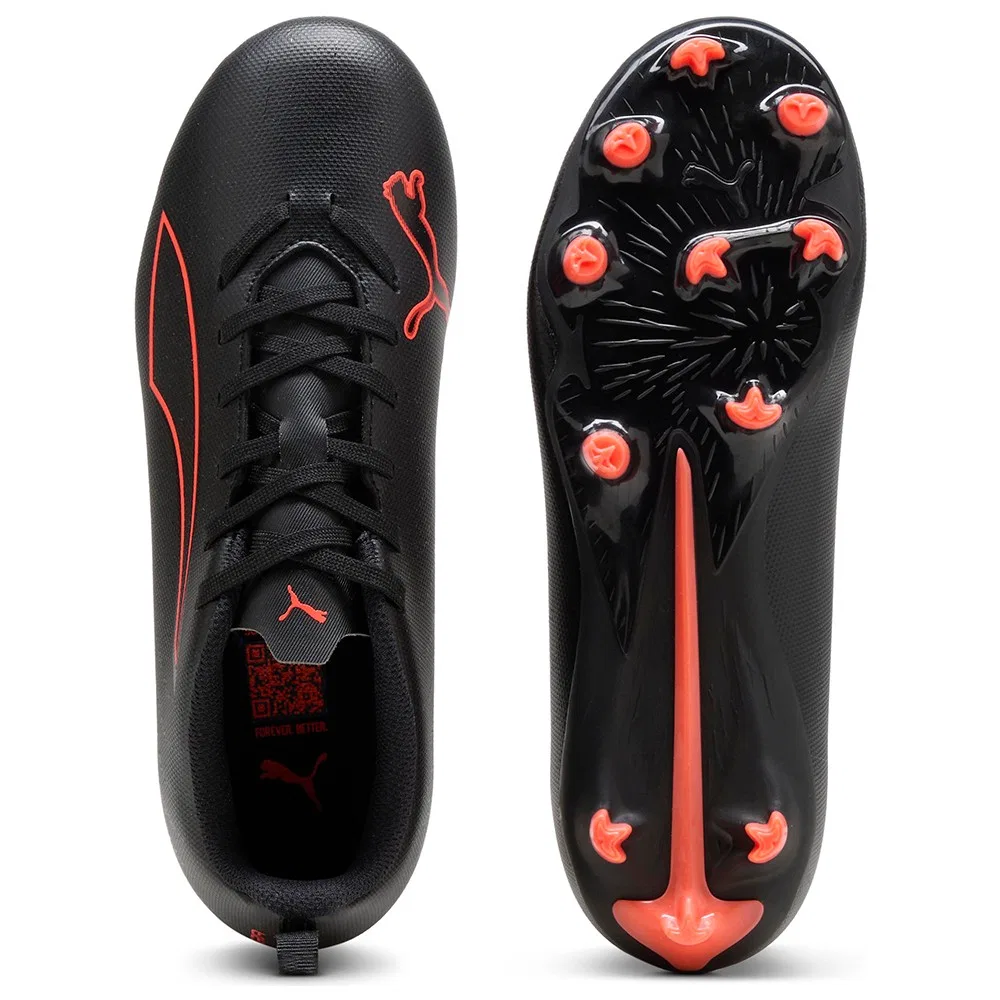 Детские футбольные бутсы Puma Ultra 6 Play Fg/Ag Jr, Black — фото 3