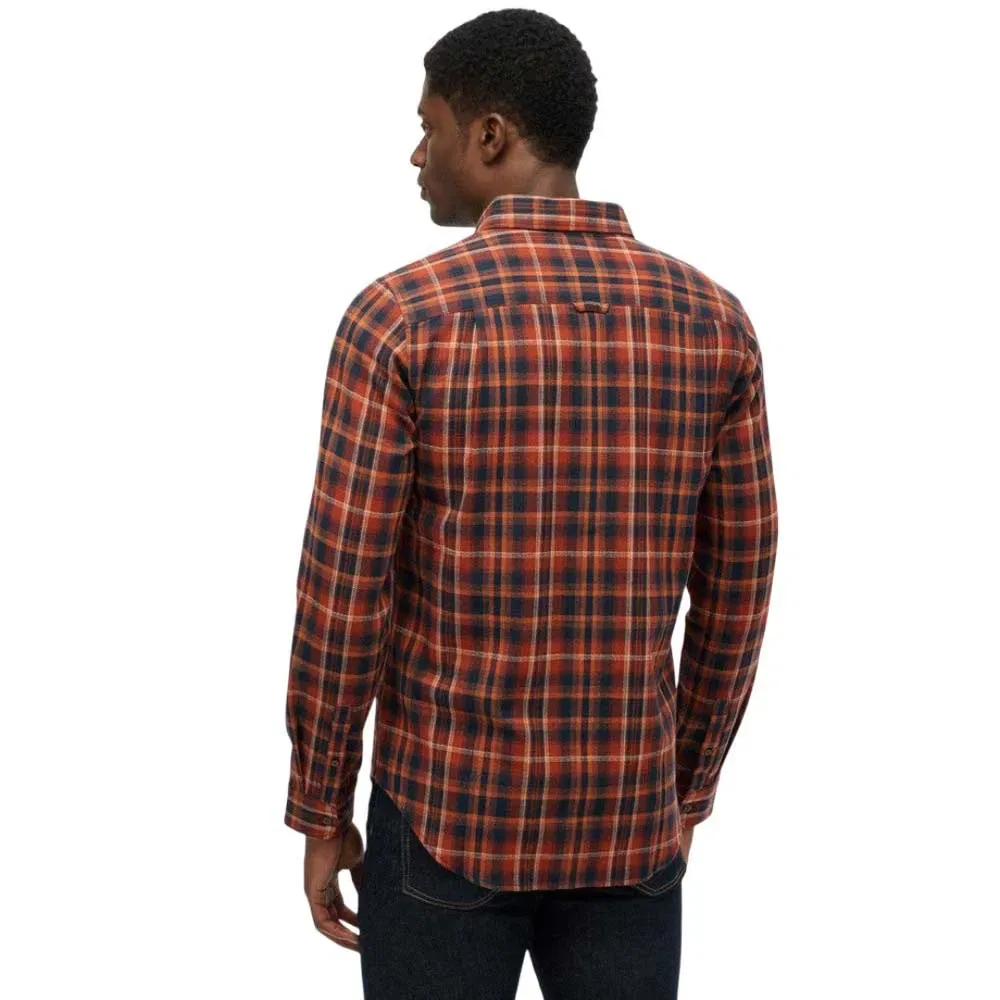 Рубашка с длинным рукавом M4011047A Superdry, оранжевый — фото 2