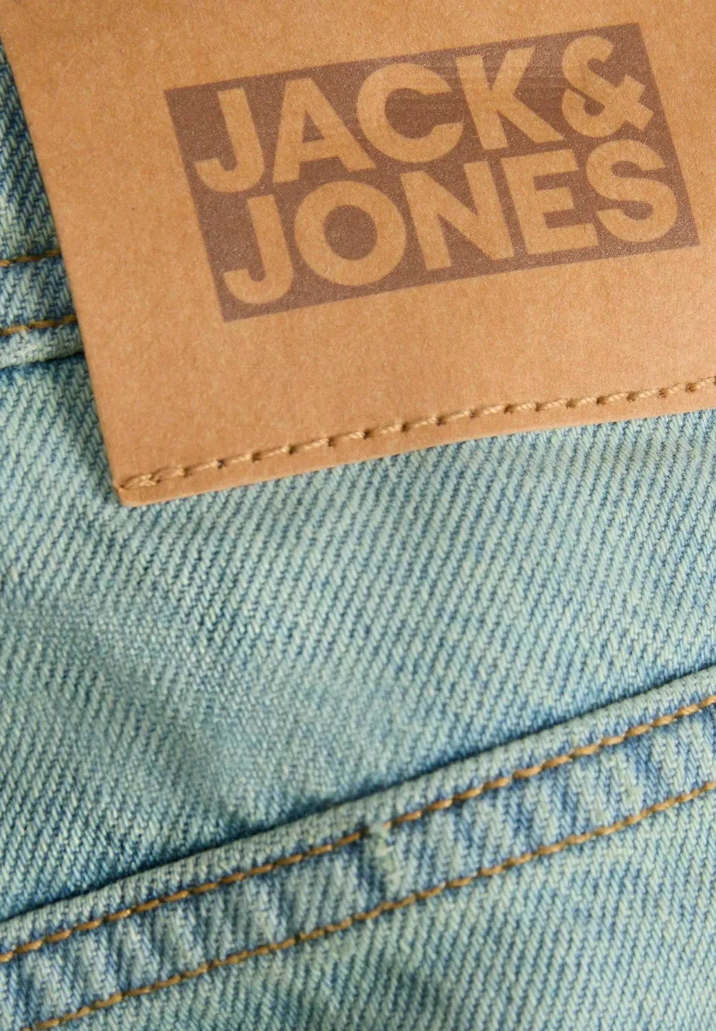 Джинсы-Клеш широкого кроя jjidave jjoriginal sq 082 ln jnr junior Jack & Jones Junior, Blue Denim — фото 4