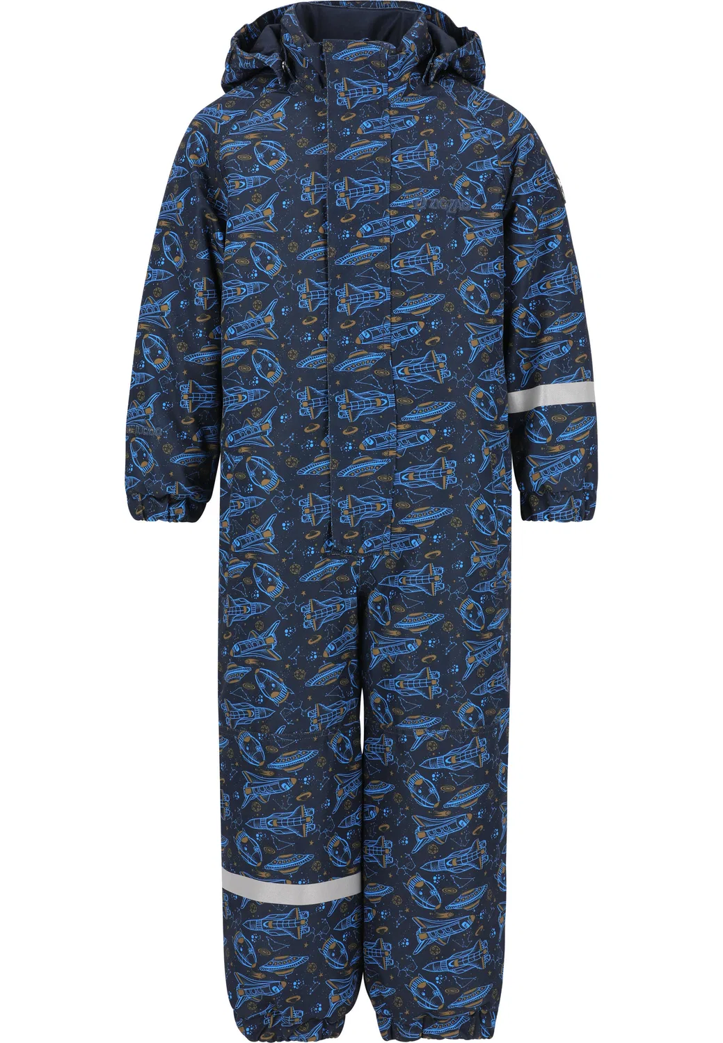 Детский утепленный комбинезон Tower Zigzag, Blau Navyblau Mitternachtsindigo