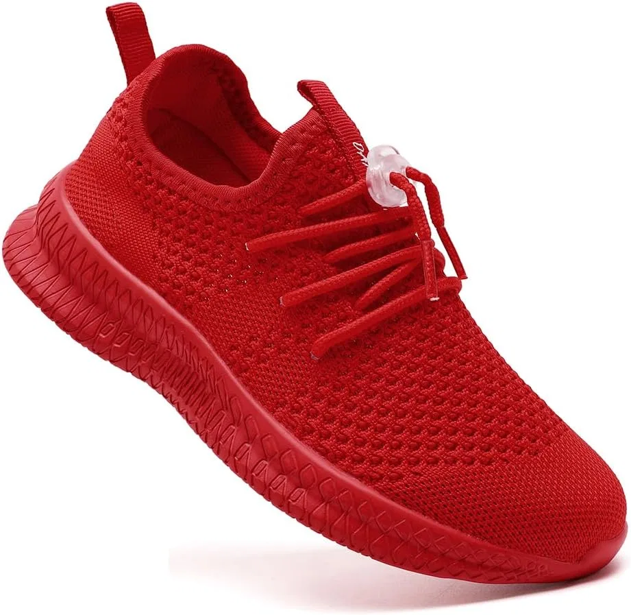Детские кроссовки для мальчиков легкие тренировочные GDEBYZ, Red