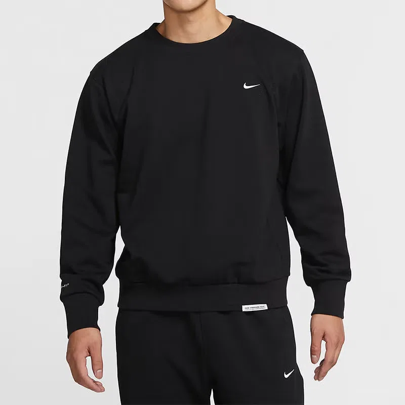 Свитшот с круглым вырезом Standard Issue Nike, черный — фото 3