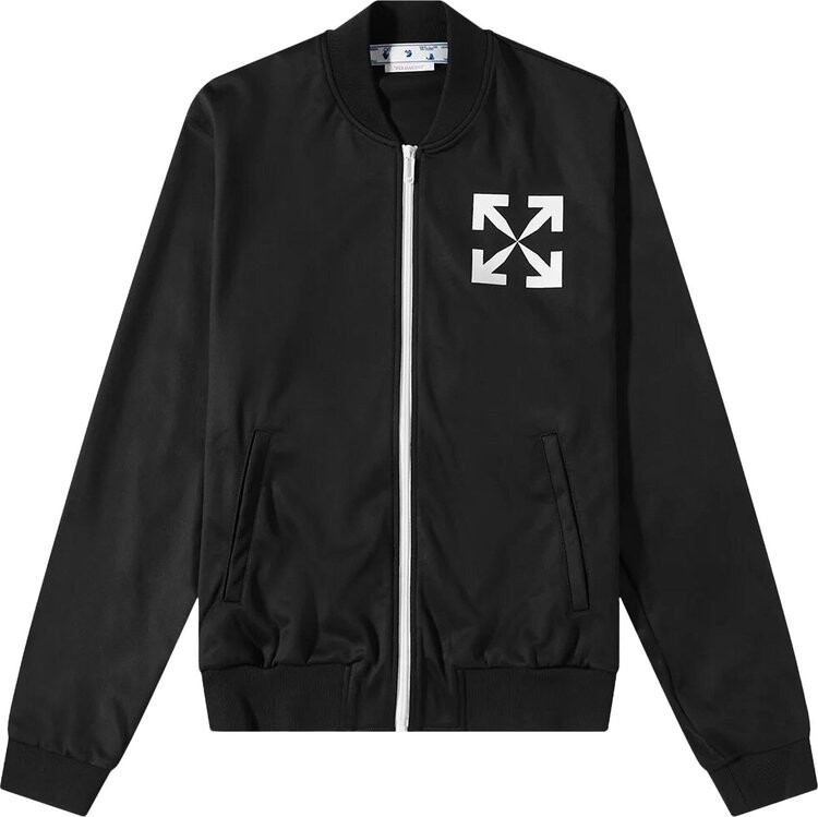 

Ветровка Off-White Single Arrow Slim Tracktop 'Black/White', черный