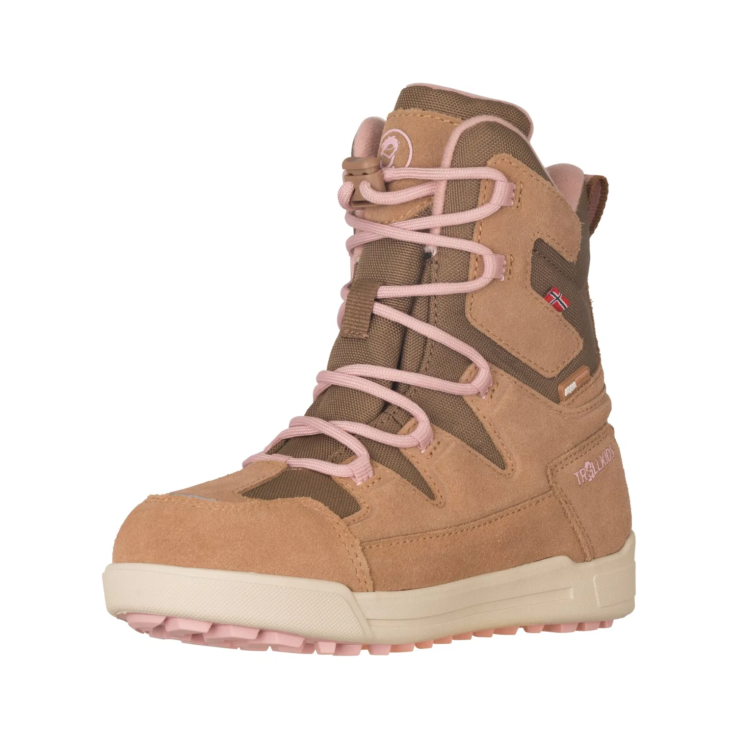 Детские зимние ботинки снегозащитные KIDS FINNMARK WINTER BOOTS TROLLKIDS, Brown Ochre