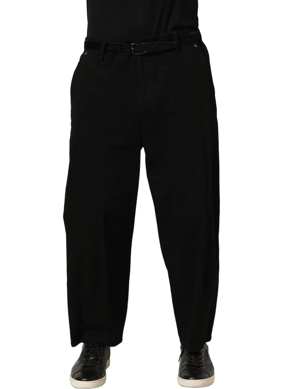 Мужские брюки чинос прямые Chino pants Dolce & Gabbana, Black — фото 2