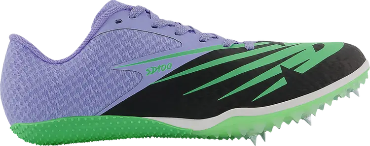 Бутсы New Balance Wmns SD100v4 'Black Vibrant Violet', фиолетовый — фото 2