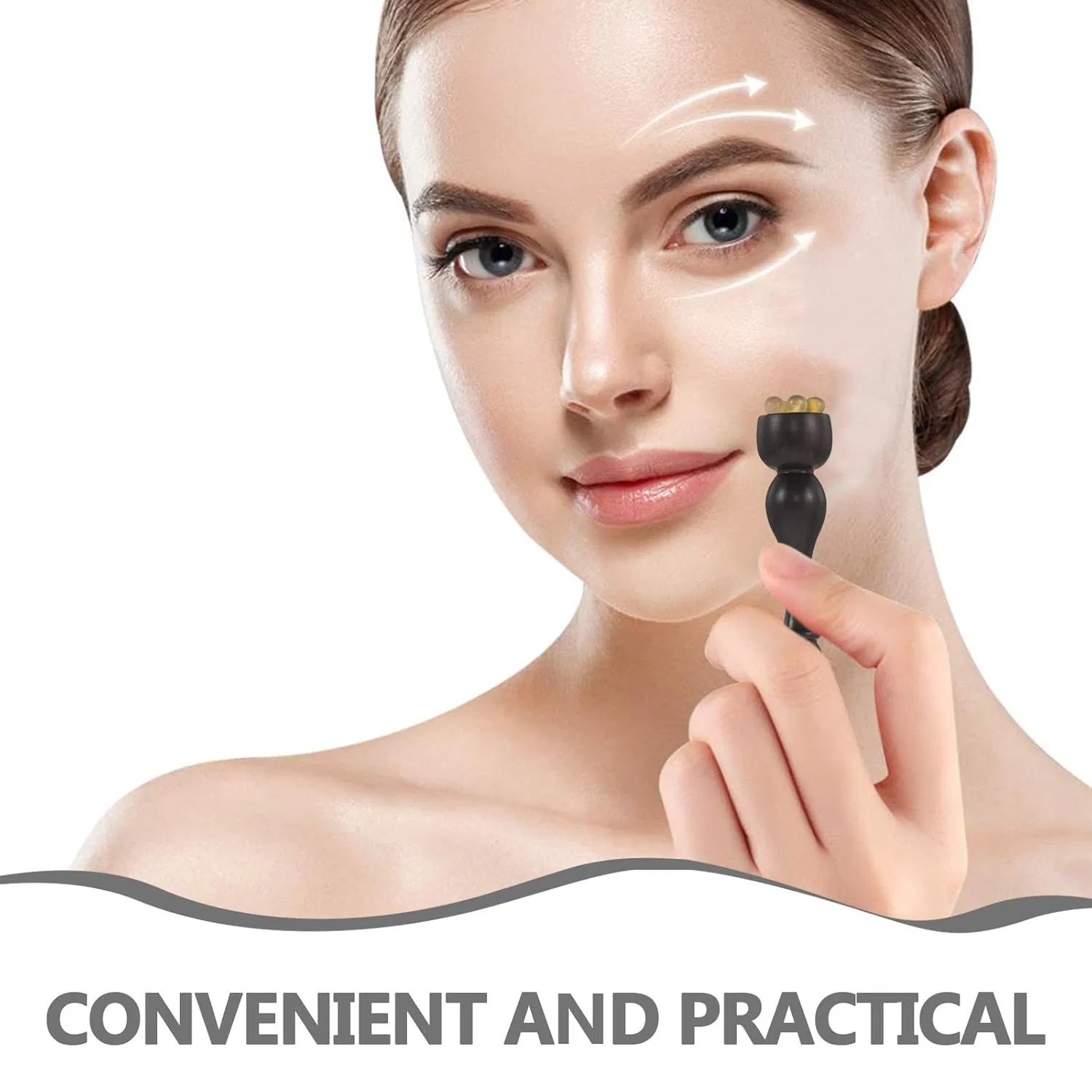 Массажер для лица Gua Sha, VINTORKY, 7.4x1.8x1.8 см — фото 3