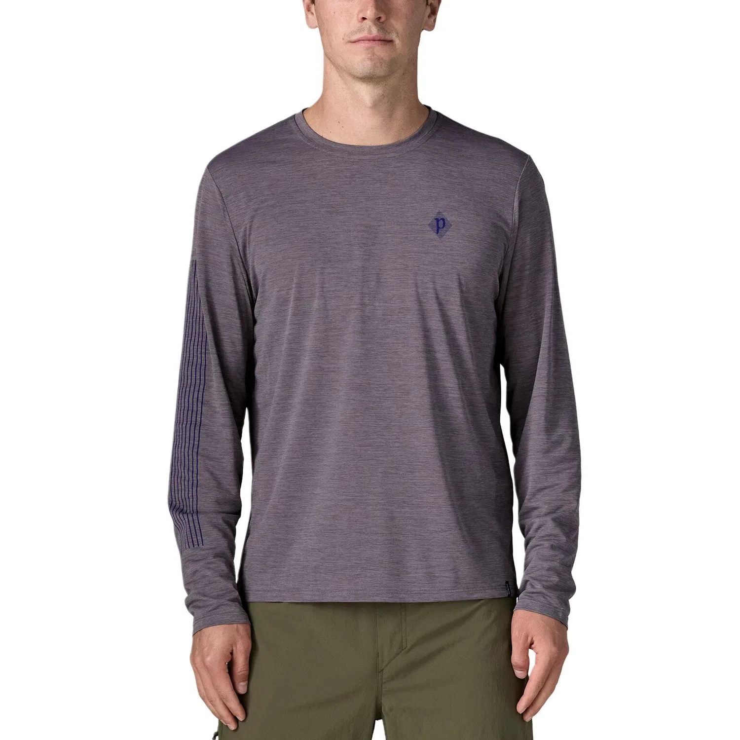 Мужская футболка с быстросохнущей тканью Capilene Quick Dry May Gray/Light Gray X-Dye Patagonia, May Gray/Light Gray X-Dye — фото 4