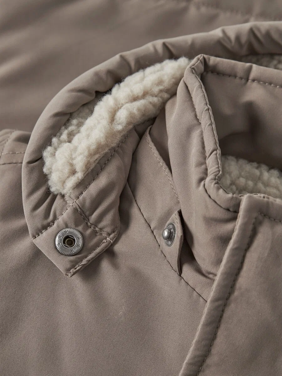 Куртка NAME IT Between-Season Jacket 'NMMMARLOW' коричневого цвета — фото 3
