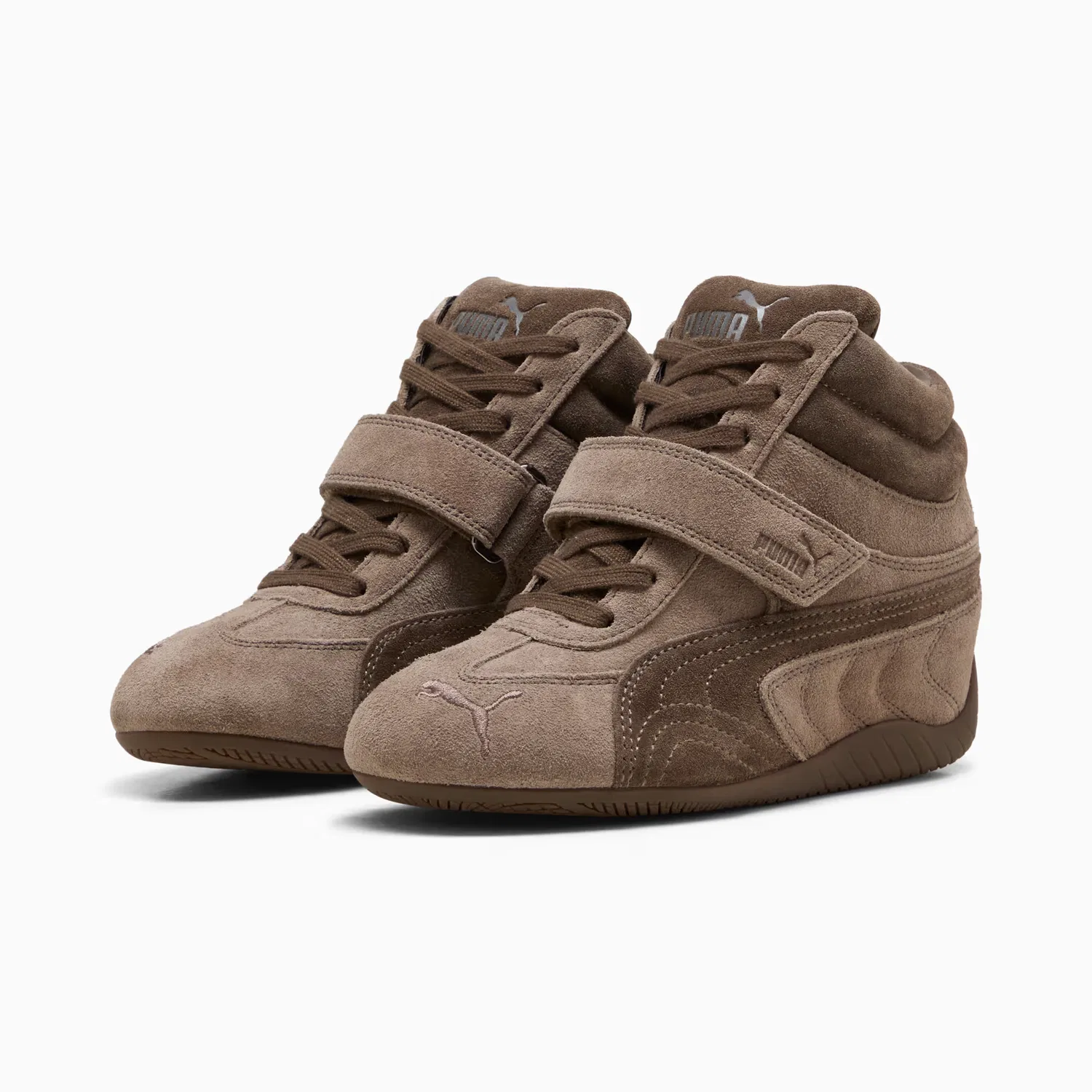 Кроссовки для детей постарше Speedcat Wedge Puma, Totally Taupe-Chocolate — фото 2