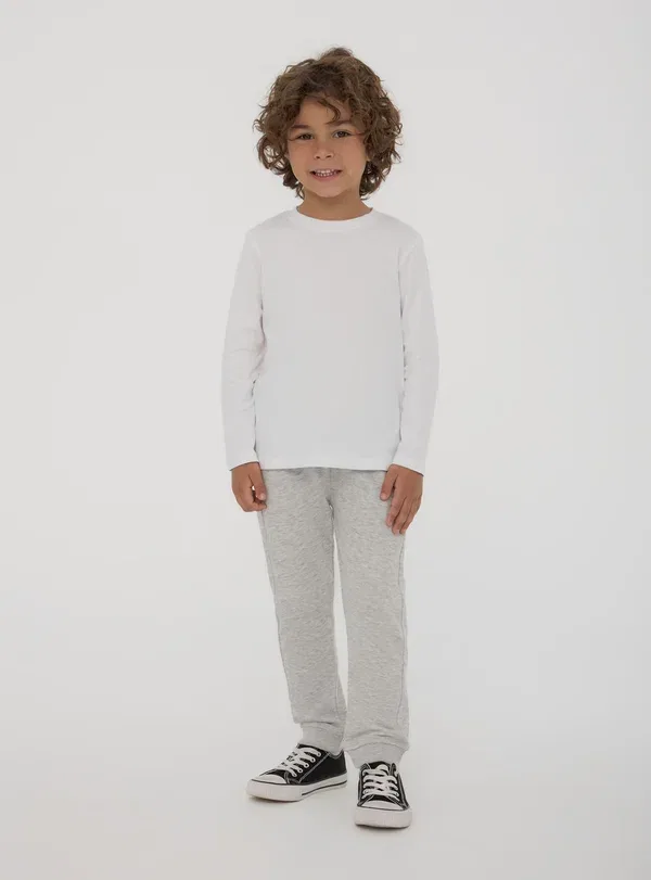 Брюки хлопковые Pack 2 - tracksuit bottoms Terranova, gray, синий/серый — фото 2