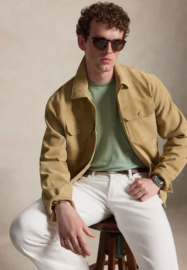 Футболка хлопковая Custom slim fit soft cotton t-shirt Polo Ralph Lauren, Light Green, светло-зеленый — фото 4