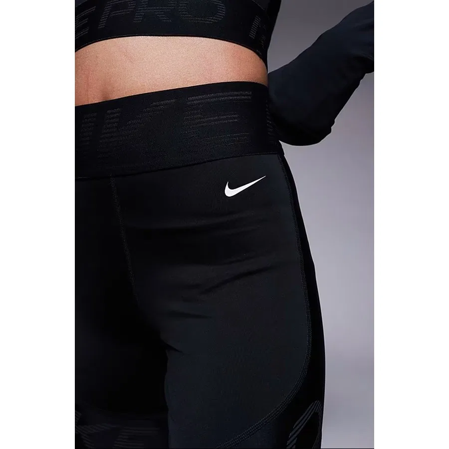Леггинсы с высокой посадкой 7/8 Pro Sculpt Tigh Fit Nike, Черный — фото 3