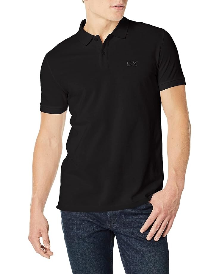 

Поло BOSS BOSS Men's Pallas Short Sleeve, черный