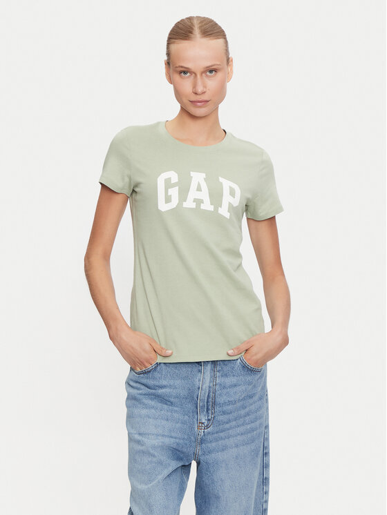 

Футболка стандартного кроя Gap, зеленый