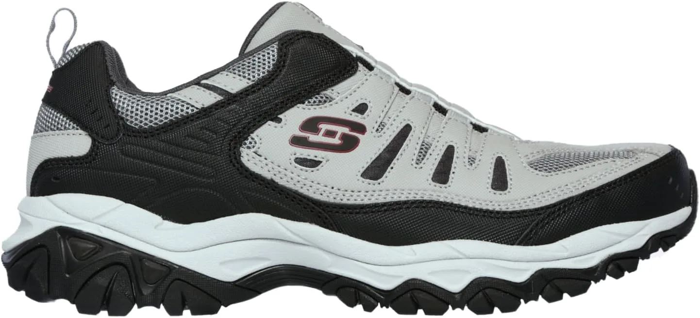 Мужские лоферы Skechers Afterburn, черный/серый — фото 4