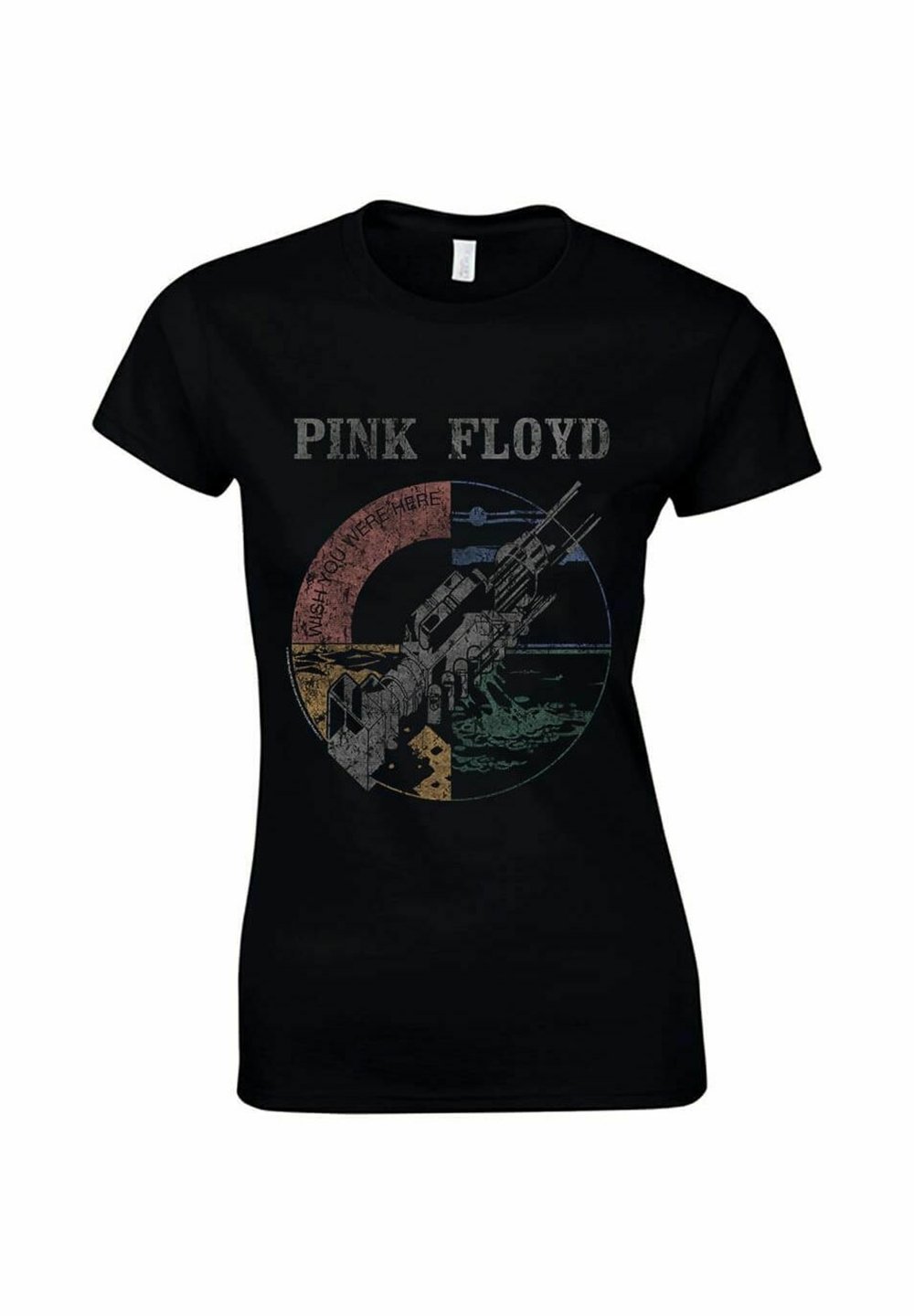 

Футболка с принтом FLOYD - WISH YOU WERE DISTRESSED rockshirts, черный