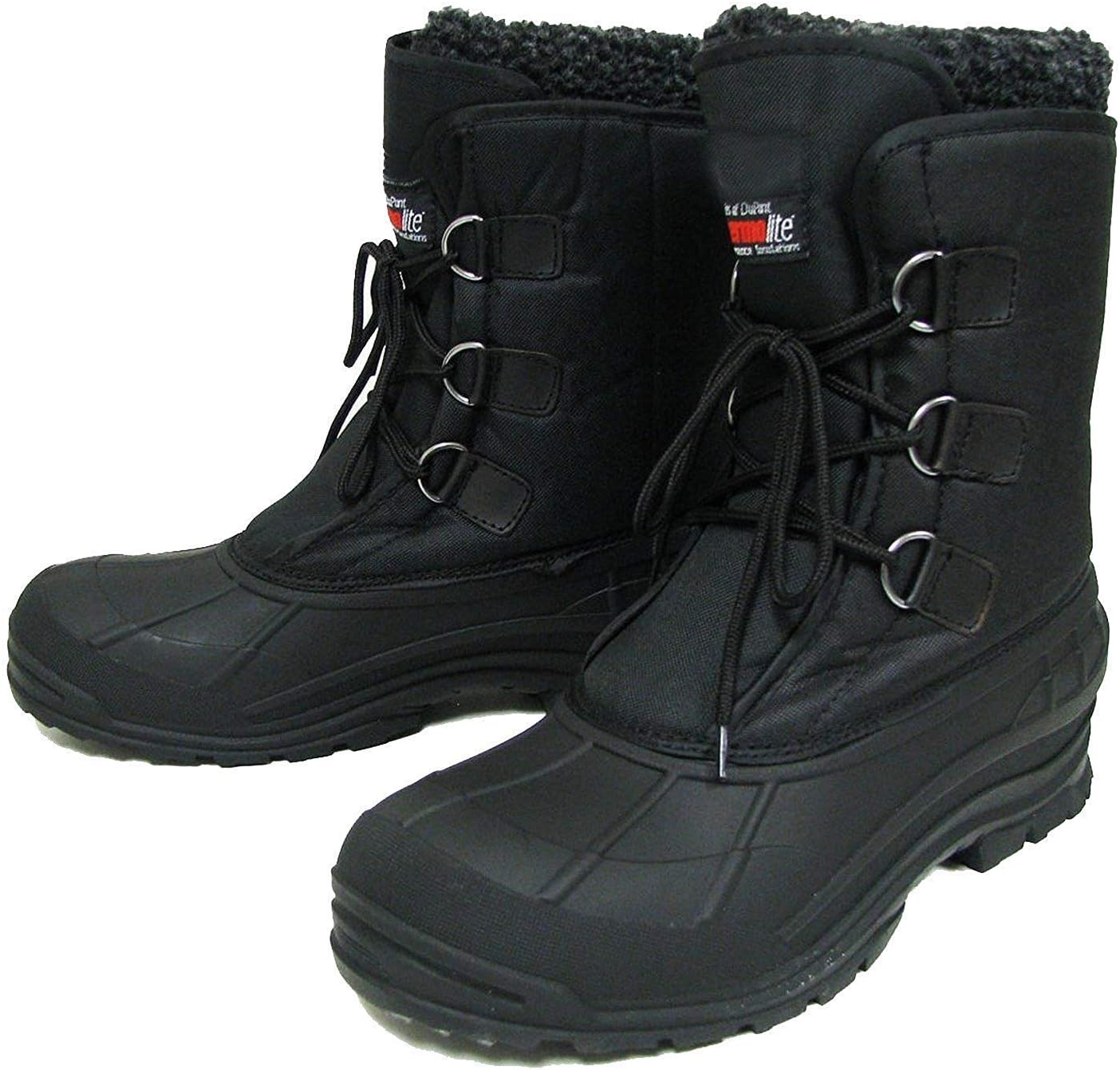 

Мужские зимние ботинки V-24S Climate X для холодной погоды, водонепроницаемые, из нейлона с термолайтовой изоляцией, для походов и снега, черные G4U-Msb