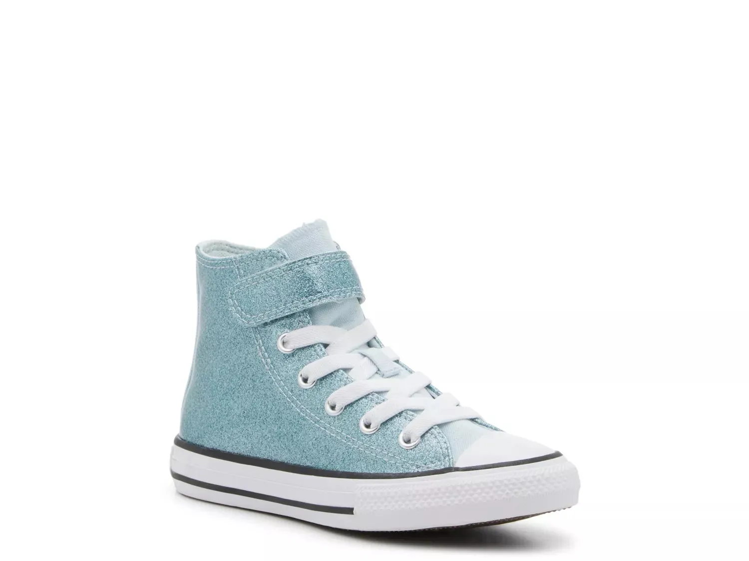 

Кроссовки Converse Chuck Taylor All Star Glitter — детские, зимние, синие