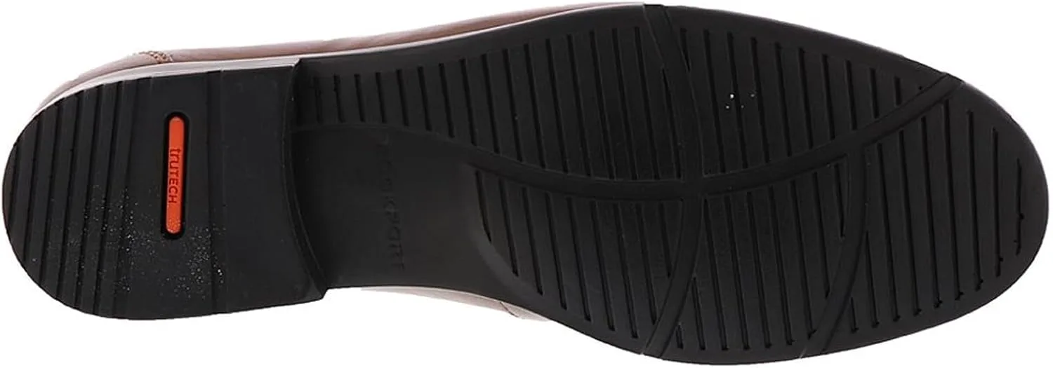 Мужские лоферы Rockport Classic Loafer Vene Black V76191 со шнурком, коньячный — фото 4