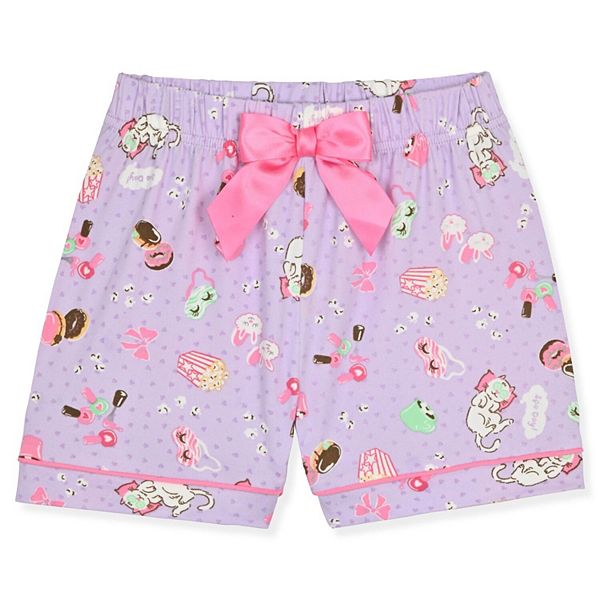 Детский комплект пижамы Yummy Jersey с короткими штанами и запахом Sleep On It, Cupcakes Pink — фото 3