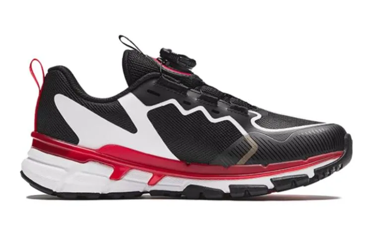 Детские кроссовки для бега Antakids, Black/Anta White/Heat Red — фото 4