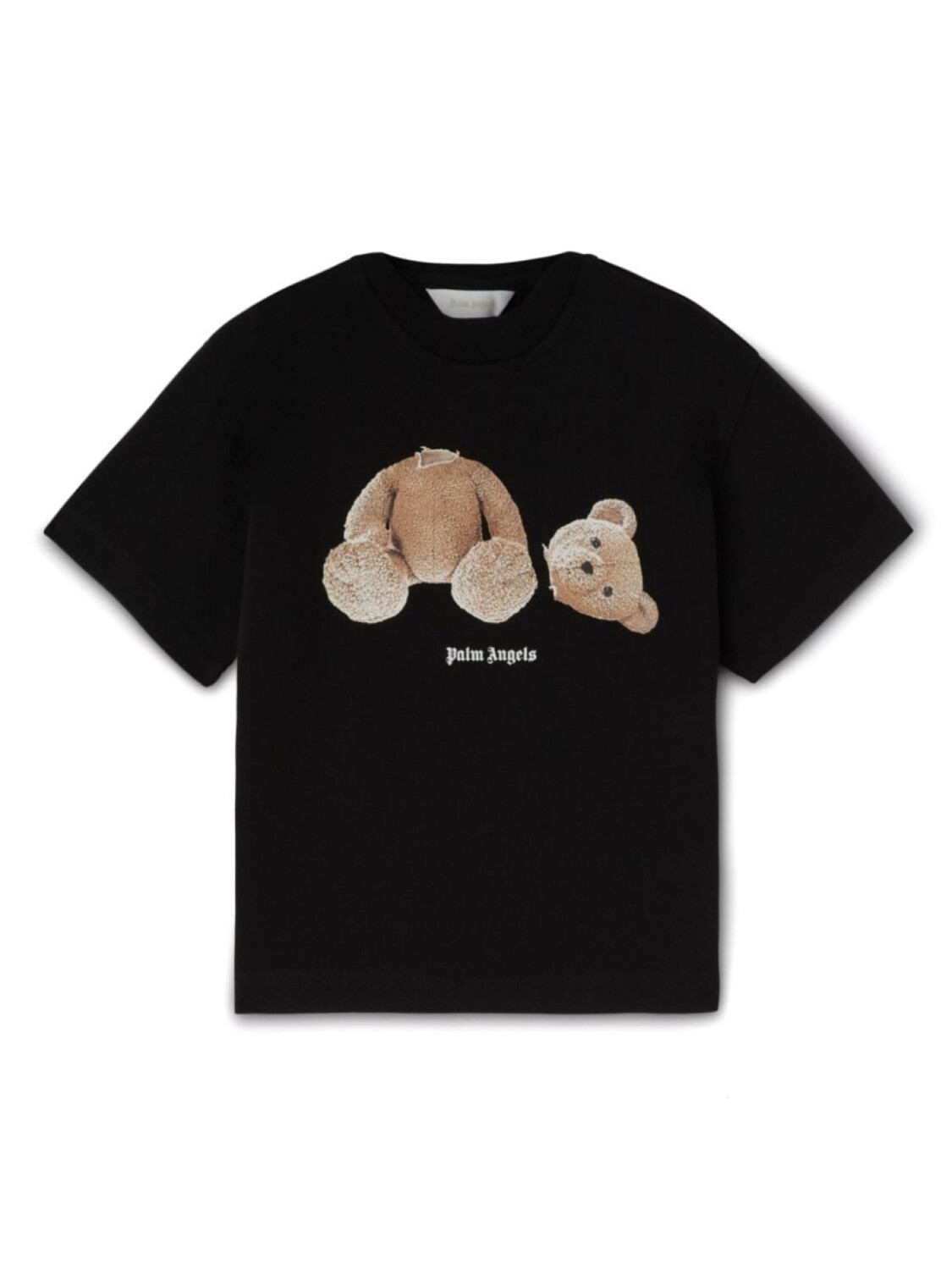 

Palm Angels Kids футболка Broken Bear, черный