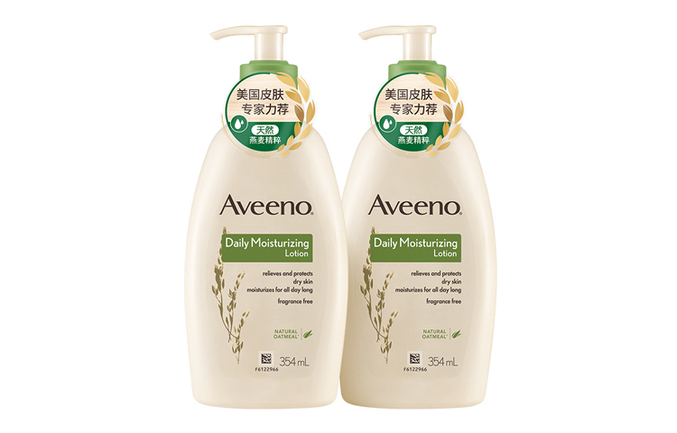 Увлажняющий лосьон для тела с овсом, 354 мл*2 Aveeno, adult - daily moisturizing body lotion 354ml — фото 2