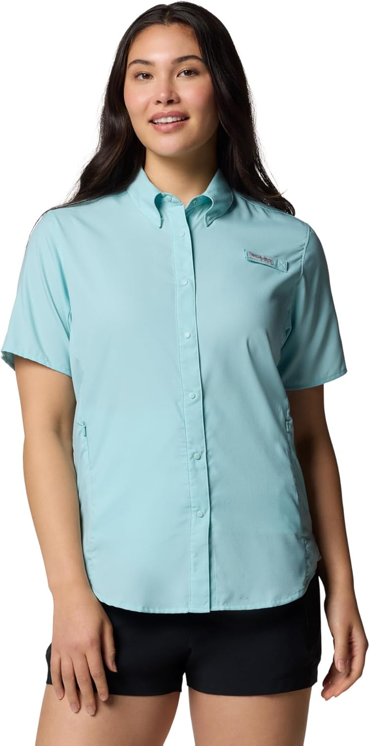 

Columbia Women's PFG Tamiami II рубашка с коротким рукавом, Spray