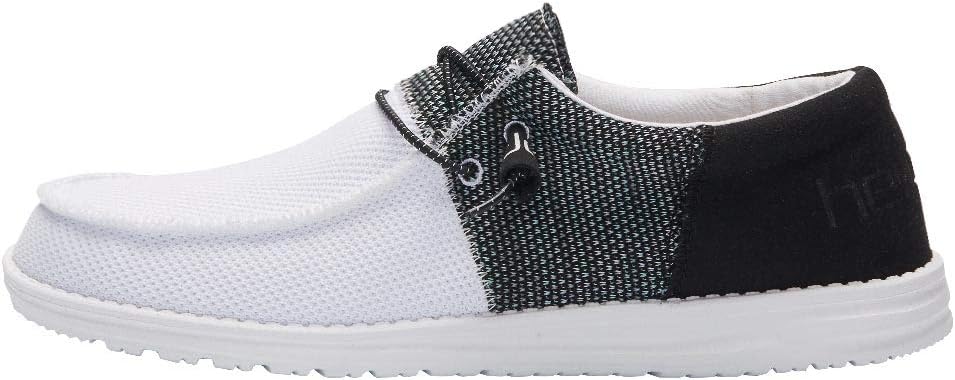 

Мужские туфли Hey Dude All Wally Styles, Мужская обувь, Мужские лоферы на шнурках, Удобные и легкие Heydude, черный