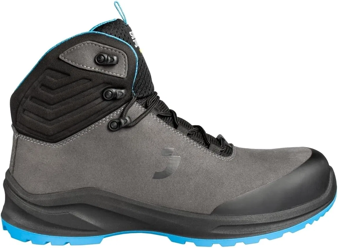 Защитные кроссовки SAFETY JOGGER MODULO S3S Mid - водонепроницаемые, дышащие рабочие кроссовки с нескользящим носком, защитой от проникновения и без металлических вставок, для мужчин и женщин, Gray