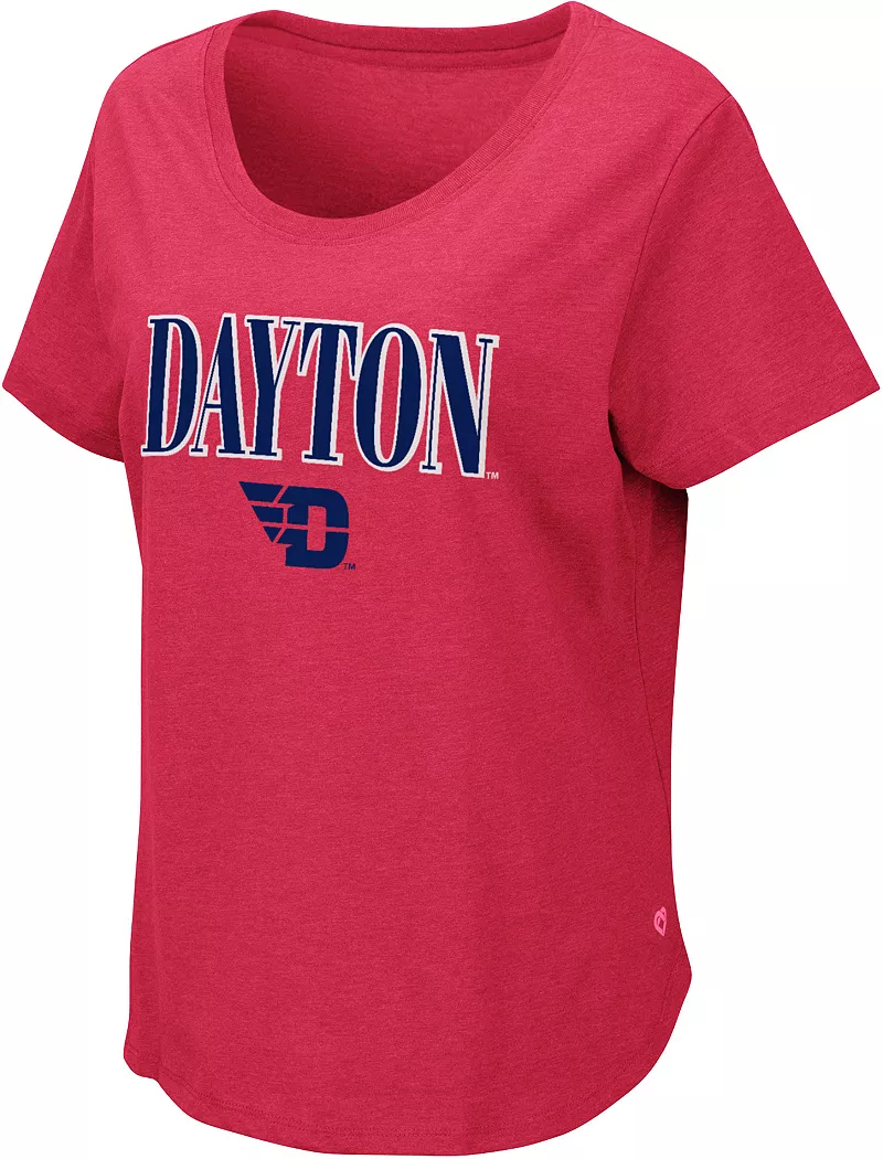 

Красная женская футболка Colosseum Dayton Flyers