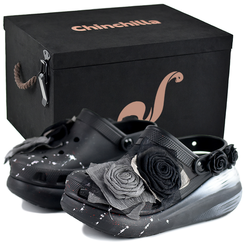 Crocs Классические сабо NR Clogs унисекс, черные, серебристые