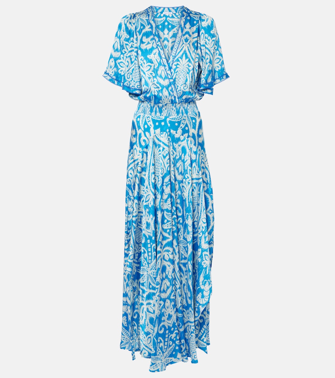 

Печатное макси-платье Mabelle Poupette St Barth, Turquoise Macro Ikat