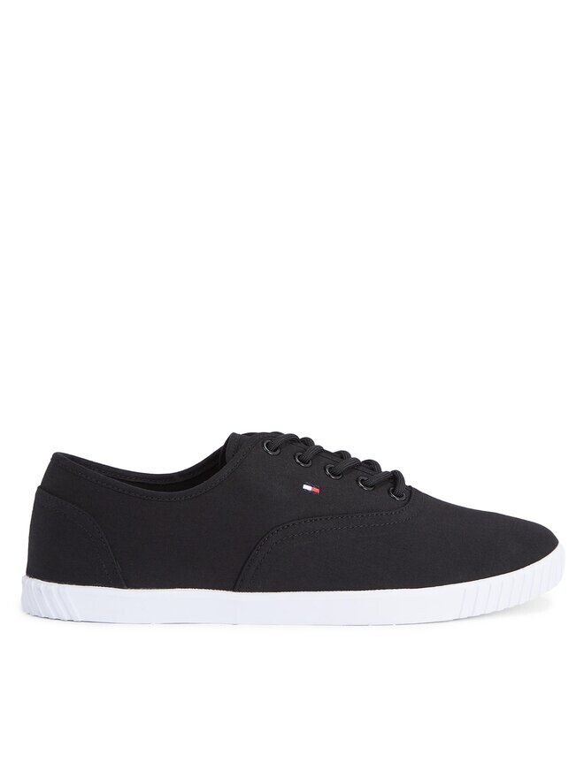 

Тканевые кроссовки Canvas Lace Up Sneaker Tommy Hilfiger, черный
