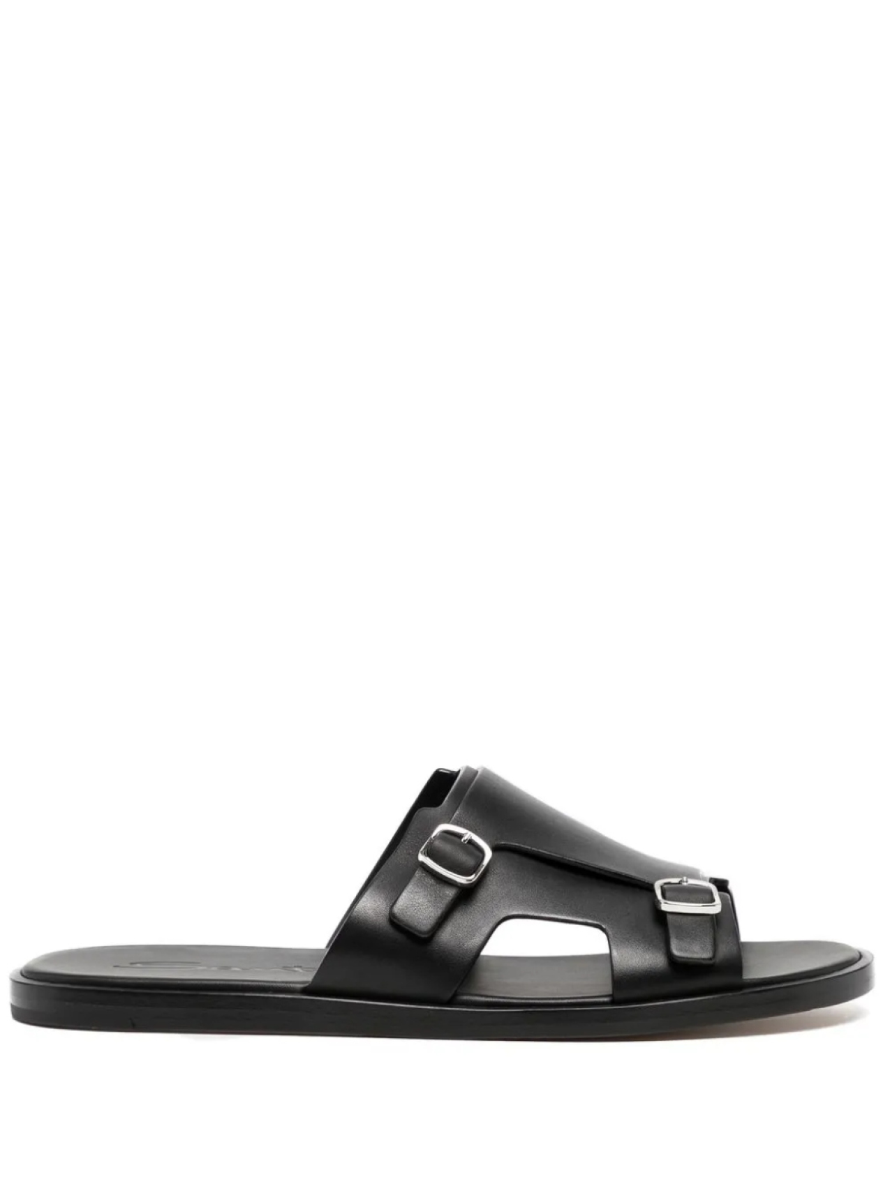 

Сандалии с пряжками Santoni, черный