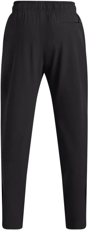 Детские хоккейные разминочные штаны Under Armour, (001) Black//White — фото 2