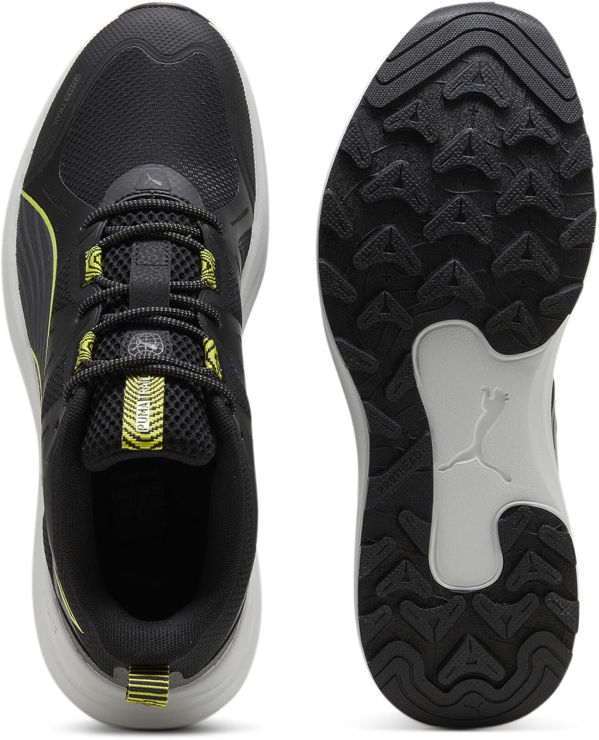 Мужские кроссовки Puma Reflect Lite Trail, черный/серый/темно-серый — фото 4