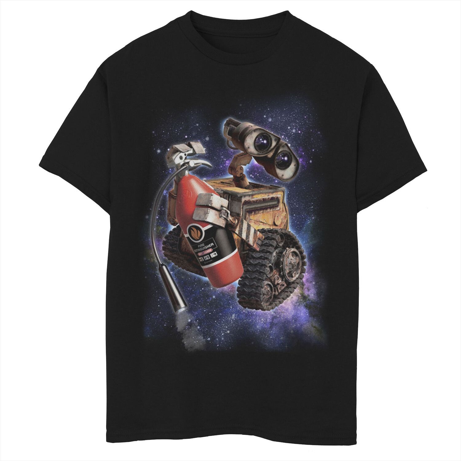 

Футболка Wall-E Disney/Pixar с изображением огнетушителя для мальчиков 8–20 лет и космическим портретом Disney / Pixar