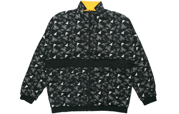 Куртка adidas UB JKT SILO Logo Casual Sports Colorblock Jacket Forest Green, зеленый — фото 3