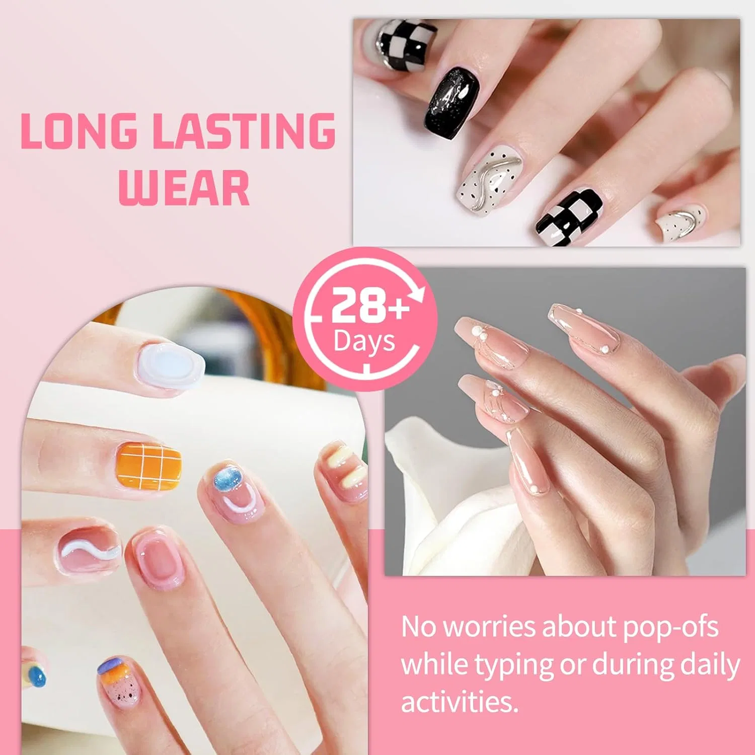 Набор из 2 гелей-клеев для накладных ногтей, 15 г Magic Armor, 2 X 15 G Nail Glue — фото 3