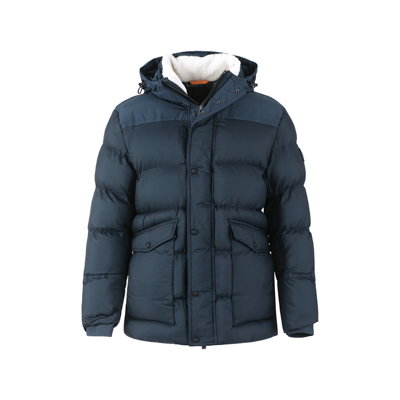 

HUGO BOSS Пуховик мужской павлиний синий, Peacock Blue