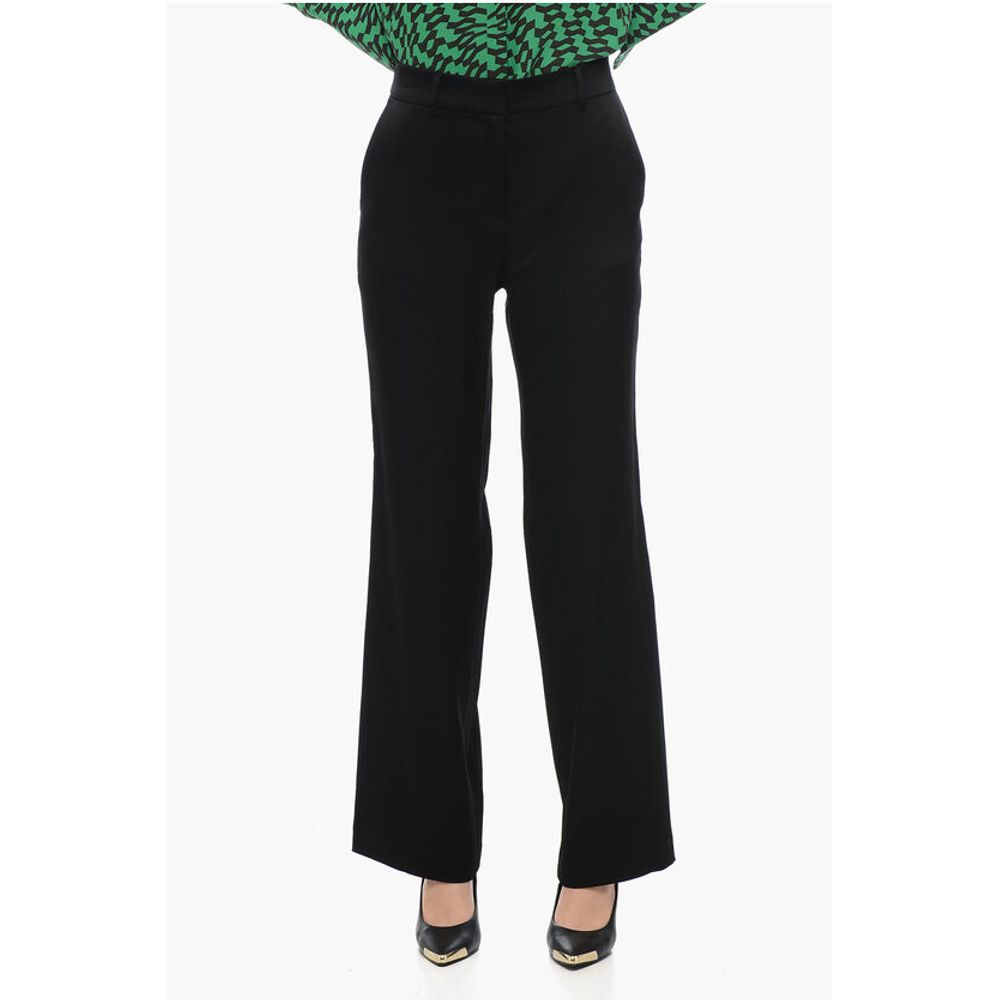 

Pantaloni Джинсы из атласа с расклешенным кроем Michael Kors, Black