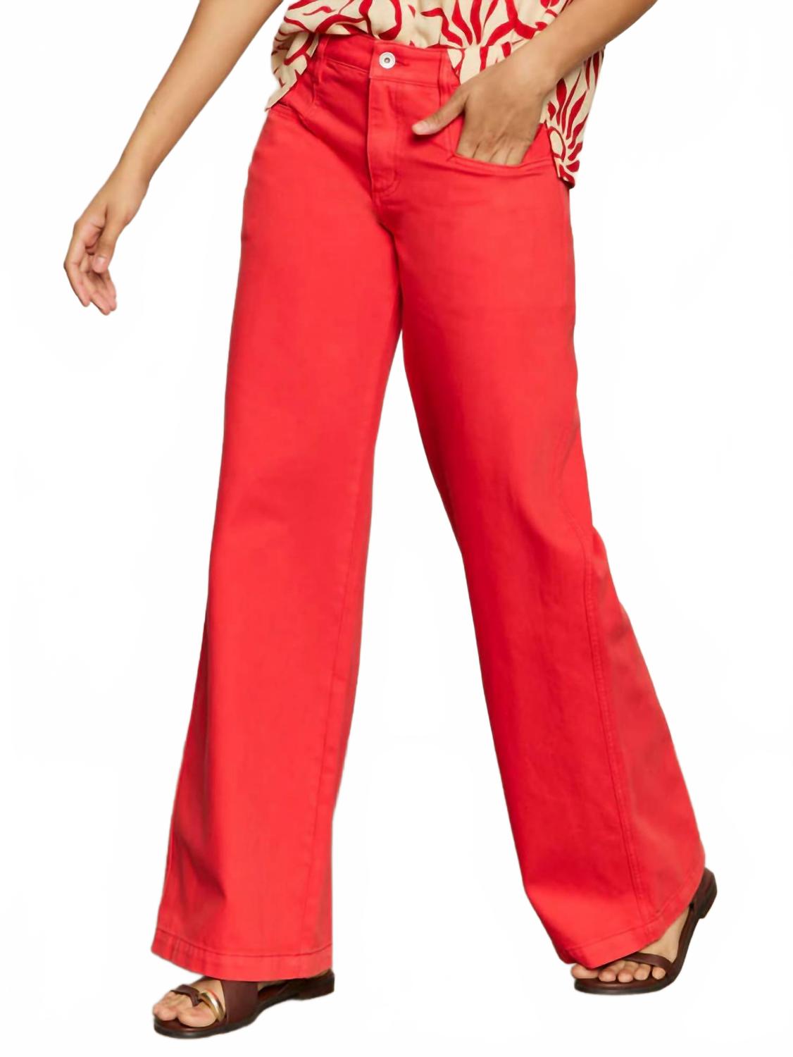 

Хайленд брюки-клеш в цвете кайен Sanctuary, Cayenne