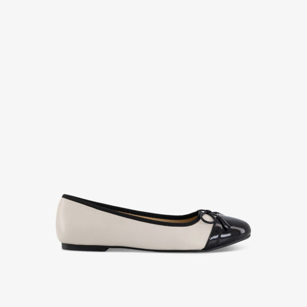 

Кожаные балетки amelie с бантом French Sole, бежевый