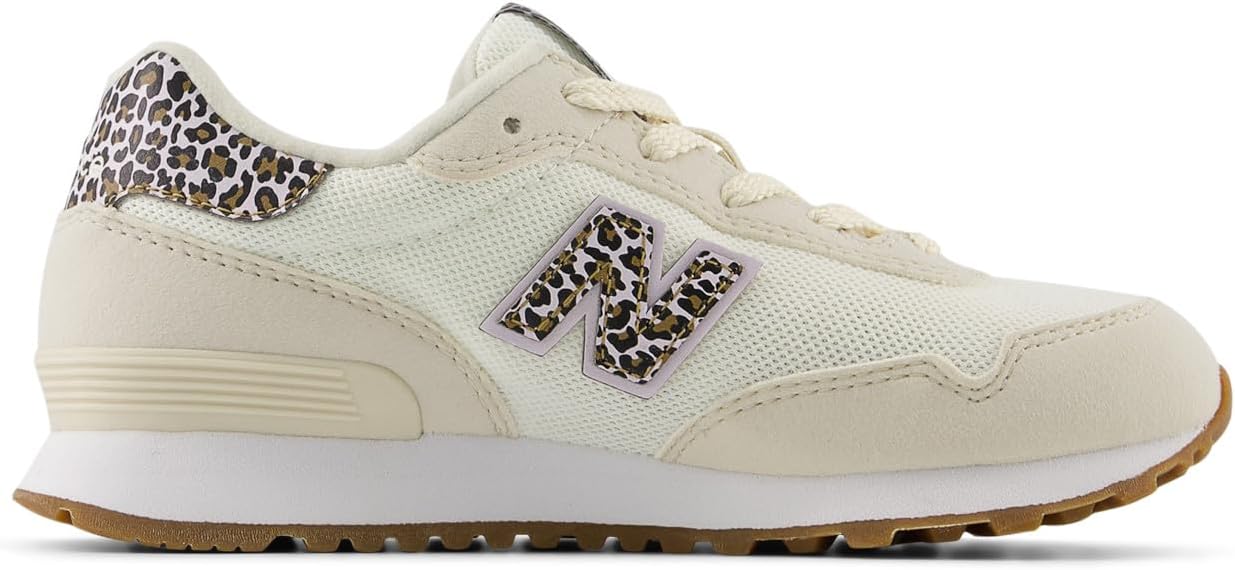 Кроссовки New Balance Kids 515 V1 на шнуровке, Linen/Taro — фото 3